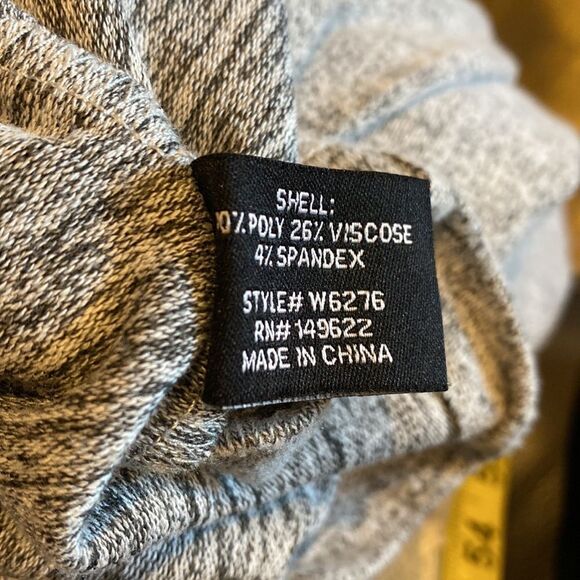 Walter Baker Medium Round Neck Bell Long Sleeves Top Heather Gray - Picture 6 of 6